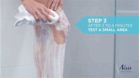 How To Use Nair Sensitive Hair Removal Shower Cream Nair Australia Youtube