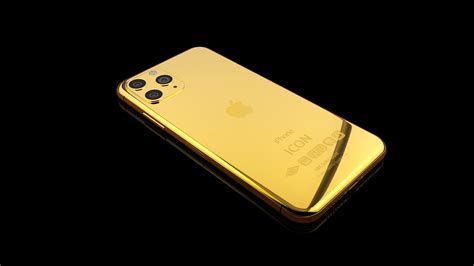 Pay over time with low monthly payments. 18k Solid Gold iPhone 11 Pro Max ICON (6.5") | Goldgenie ...