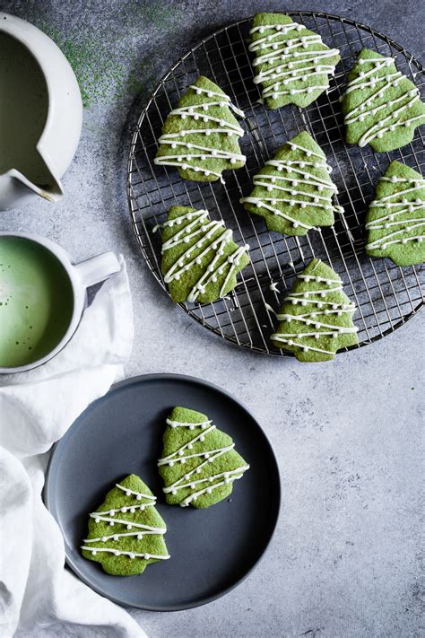 Shortbread cookies are the perfect christmas cookies. Matcha Shortbread Cookies