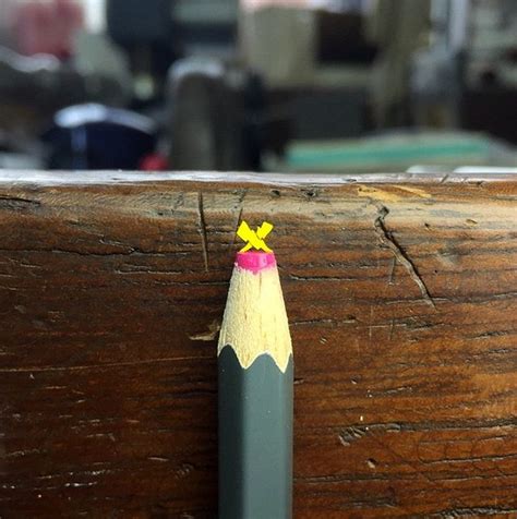 Tom Lynall Carves Miniature Emojis And Icons From Colored Pencil Tips