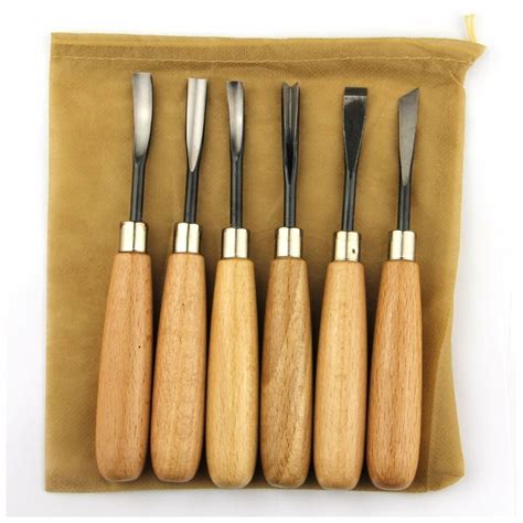 Woodcut Knife Tools Carving Chisel Set Straight Handlescurved Gouge