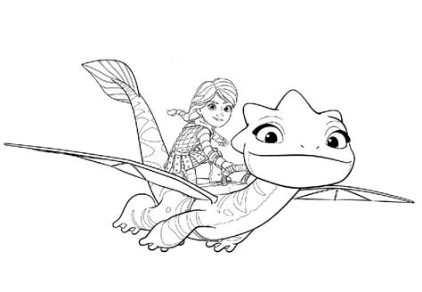 Dragons Rescue Riders Summer And Winger Coloring Pages Xcolorings The
