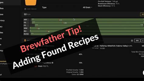 Brewfather Tip Correctly Adding Recipes For Your System YouTube