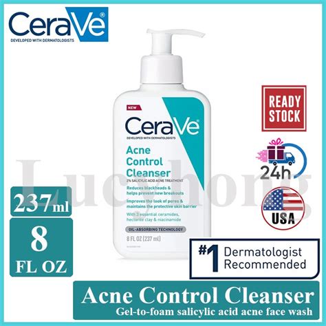 Cerave Cleanser Cerave Acne Control Cleanser 237ml Gel To Foam