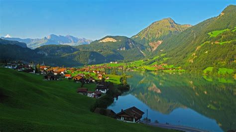 Switzerland Mountain Landscape Lungern Truly Hand Picked