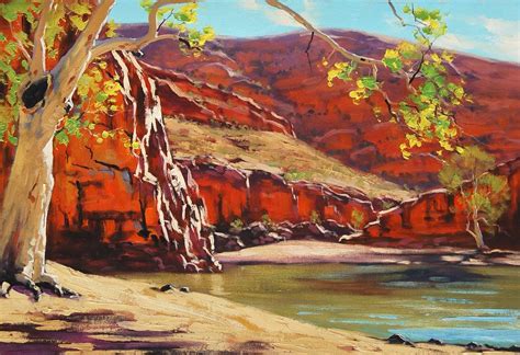 Outback Australia By Graham Gercken Abstract Art Painting Abstract