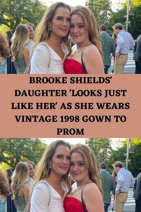 Brooke Shields Daughter Wears Star S 1998 Golden Glob