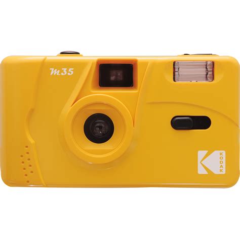 Kodak M35 Film Camera With Flash Yellow Da00233 Bandh Photo Video
