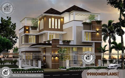You will need 2 plots of land of 100 by 50ft to construct this. Modern 2 Storey House Plans & Home Collections | New 6 ...