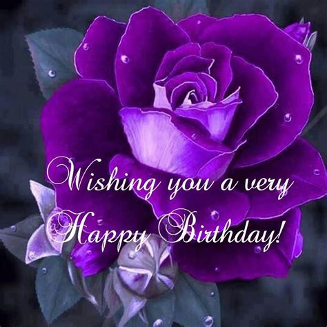 Pin By Dawn Hackworth On Birthdays Purple Happy Birthday Happy