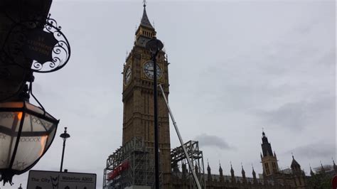 Big Ben Repairs London Westminster Scaffolding Live YouTube