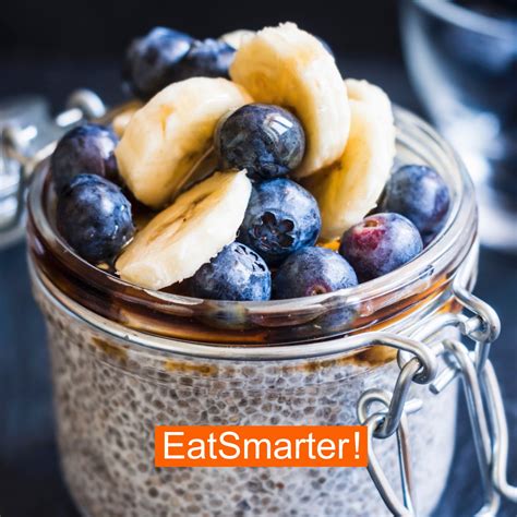 Chiapudding mit Heidelbeeren und Bananen Rezept