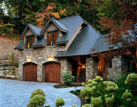 Arched Garage Doors For Traditional Exterior With Gable Dormers House