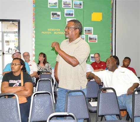 Webster Parish School Board Discusses The Pits Future Minden Press