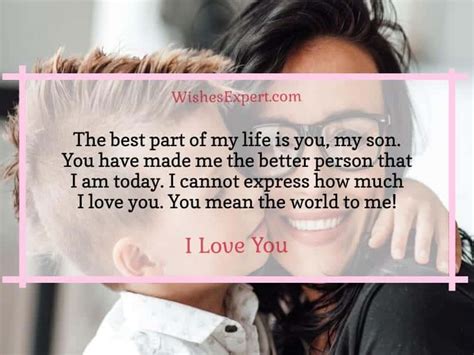 35 Sweet I Love You Son Quotes And Messages