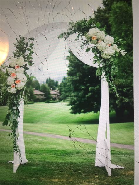 Pin By Melody Turner On Wedding Arch Decoration Wedding White