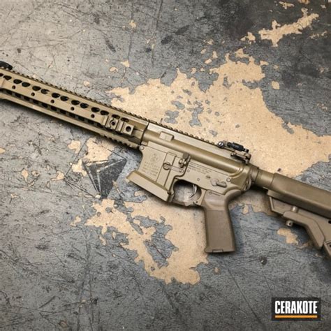 M4a1 With Coyote Tan And Magpul Fde By Abelardo Roman Cerakote