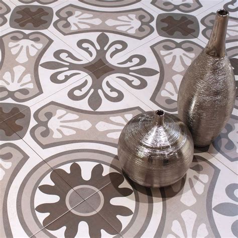 Vintage Look Moroccan Inspired Floor Tiles The Arabic Comes In Two