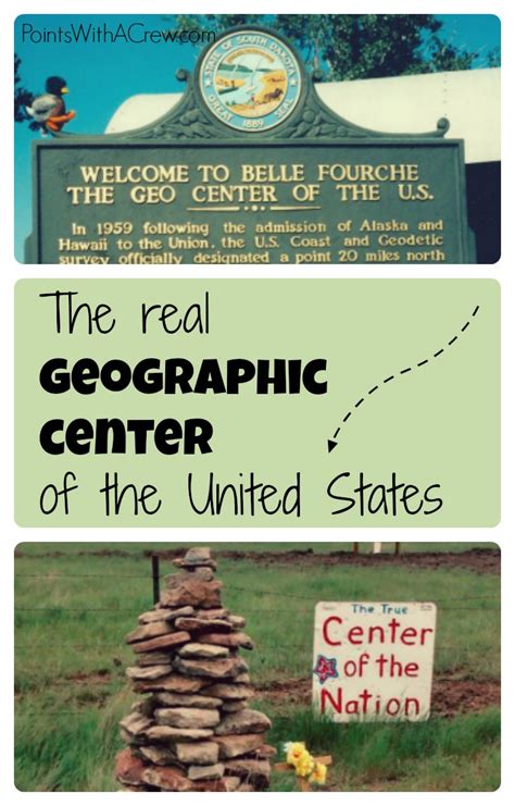 Finding The Real Geographic Center Of The United States Points With A