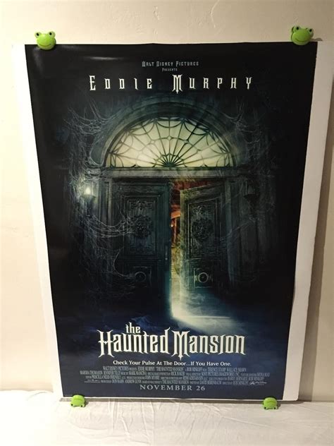 Haunted Mansion Movie Theatre Poster 27x40 One Sheet Rare 2003 Double