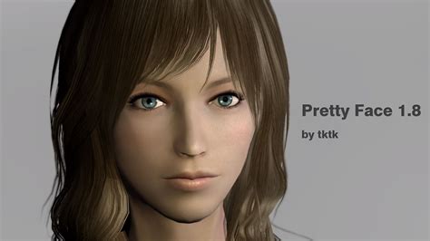 Pretty Face At Skyrim Nexus Mods And Community Skyrim Nexus Mods Skyrim Pretty Face