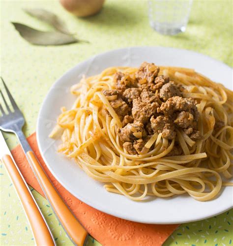 Linguine au ragoût d agneau