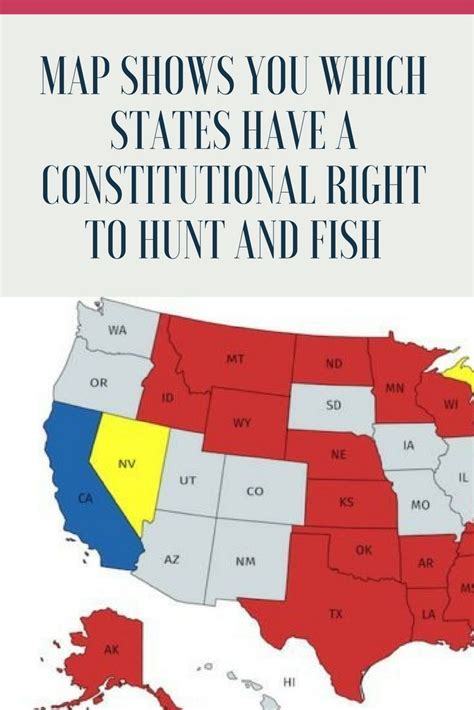 This Map Shows You Which States Have A Constitutional Right To Hunt And