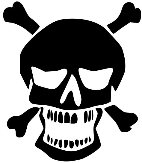 Skull And Crossbones Danger Sign Clipart Best