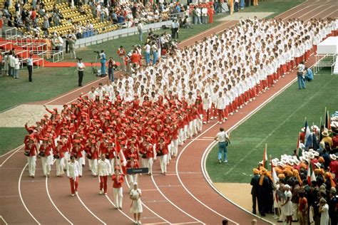 Olympic Games Of Montreal In 1976 The Opening Ceremony