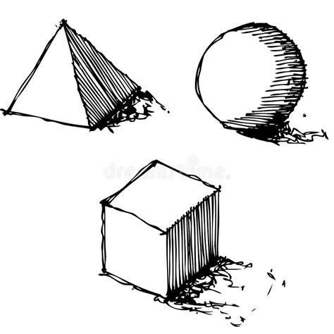 Solid Geometric Shapes Stock Illustration Illustration Of Ideas 34559751