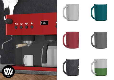 Coffee Cup V1 • Sims 4 Custom Content • Wondymoon