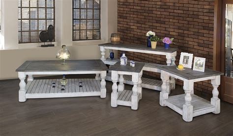 5 out of 5 stars. IFD Furniture | 469 Stone Rustic Coffee Table Set | Dallas ...