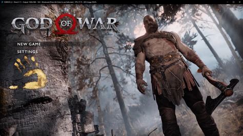 Action, adventure, 3rd person language: God Of War 4 (2018) running on PC & benchmark - PCSX4