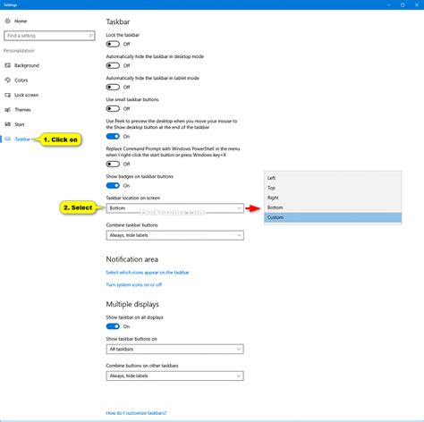 How To Change Taskbar Position In Windows 10 Youtube