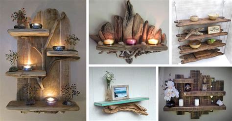 Charming Unique Driftwood Shelves That Will Transform Your Home The