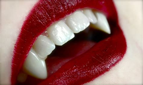 How To Apply Vampire Fangs Vampire Fangs Vampire Makeup Halloween