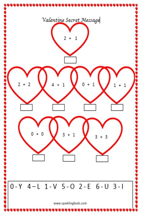 Free Valentines Day Math Activity Printable Suitable For Preschoolers