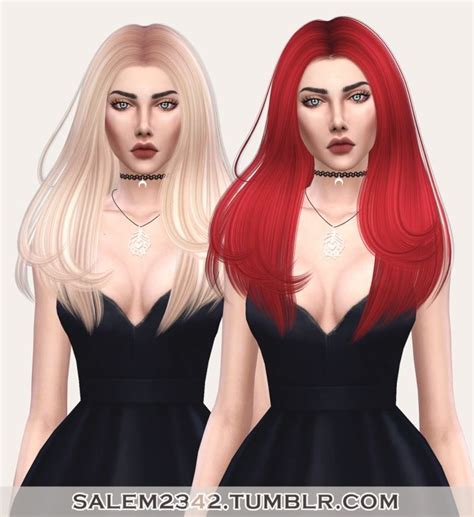 Sintiklia Hair Rita Retexture At Salem2342 Via Sims 4