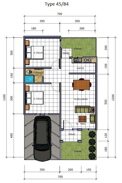 Rumah type 36 merupakan type rumah dengan mengedepankan konsep desain yang minimalis dimana konsep tersebut akan menampilkan tampilan yang rumah type 36 banyak dibangun oleh developer atau pengembang bagi perumahan bersubsidi. Model Desain Denah Rumah Minimalis Sederhana Type 36 ...