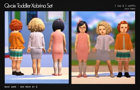 Xabrina Set T At Qvoix Escaping Reality Sims 4 Updates