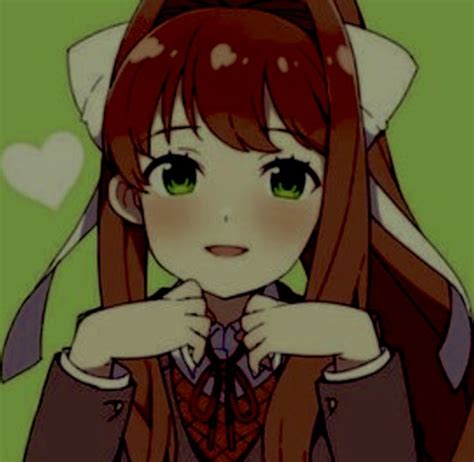 ୨୧ Ddlc Pfp Monika Literatura