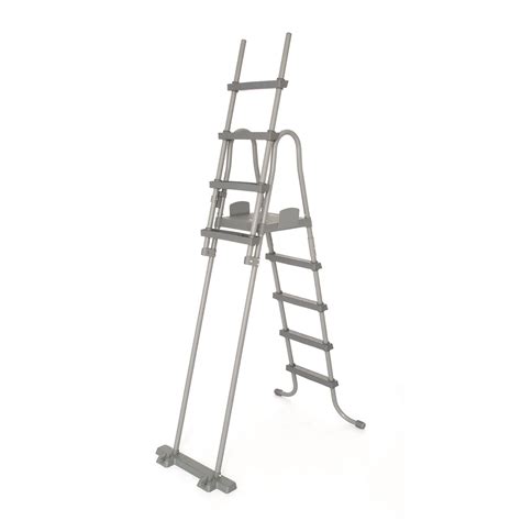 Bestway Safety Pool Ladder With Foldable Step For Above Ground Pool Up