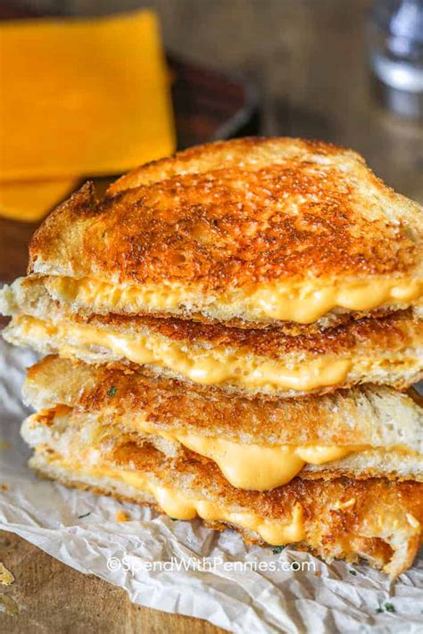 Easy Homemade Grilled Cheese With Shredded Cheese