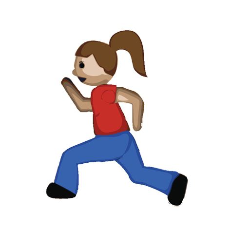 Woman Running Sticker By Imoji For Ios And Android Giphy