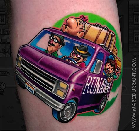 My Earthbound Runaway 5 Tattoo Done By Marc Durrant At Hidden Los