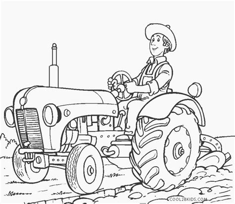 Printable Tractor Coloring Pages Get This Printable Tractor Coloring