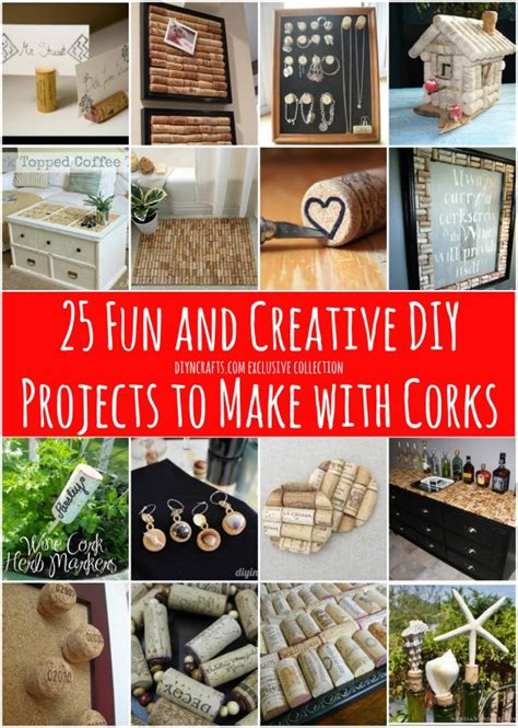 25 Fun And Creative Diy Projects To Make With Corks Diy And Crafts