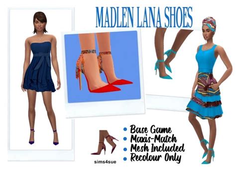 Madlens Lana Shoes At Sims4sue The Sims 4 Catalog