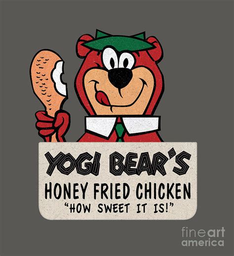 Yogi Bears Honey Fried Chicken Digital Art By Glen Evans Fine Art