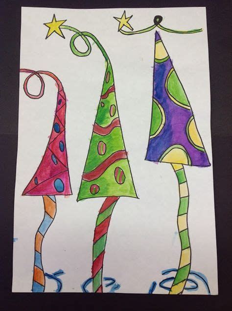 Color It Like You Mean It 5th Grades Whimsical Trees Check Out This